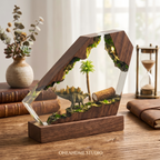 Stegosaurus Dinosaur Prehistoric Cave Resin Lamp