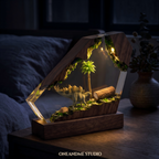 Stegosaurus Dinosaur Prehistoric Cave Resin Lamp