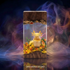 Cute Axolotl Gift Box Magical Cave Resin Lamp