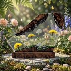 Blooming Wildflower Botanical Garden Resin Lamp